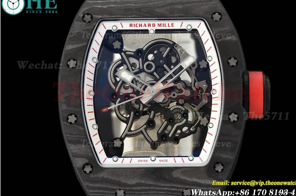 Dial APS Clone RM055 RU Skeleton NTPT Red Crown RMUL2 Super 0524